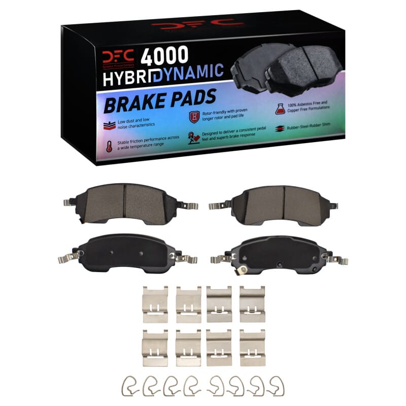 DFC — DFC 21-25 Ford Ranger (USA/Canada) Rear 4000 HybriDynamic Brake Pads and Hardware Kit
DFC Brake Pad Set