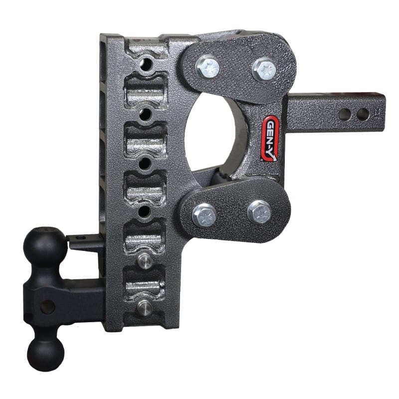 GEN-Y Hitch — Gen-Y The Boss Torsion-Flex 2in Shank 10in Drop 10K Hitch w/GH-031 Dual-Ball/GH-032 Pintle Lock
Drop Hitch