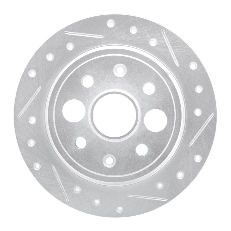 R1 Concepts — R1 86-89 Acura Integra Rear Right Drilled & Slotted Silver Brake Rotor
R1 Brake Rotor Drill