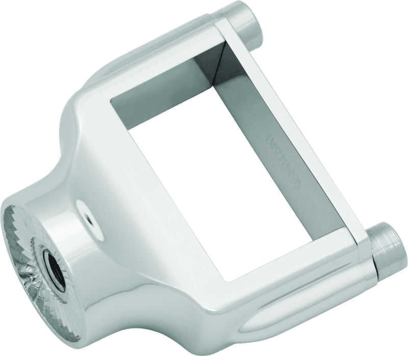 Kuryakyn — Kuryakyn Side Mount License Plate Holder Clamp 86-22 XL Models Chrome