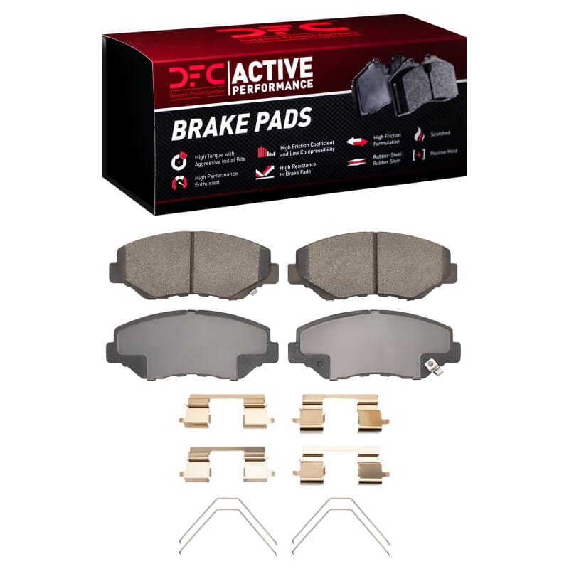 DFC — DFC 02-21 Acura ILX Front Active Performance Pads and Hardware Kit
DFC Brake Pad Set