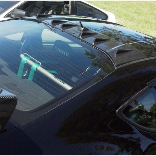 BLOX Racing — BLOX Racing 13-14 Scion/Subaru FR-S/BRZ Vortex Generator Fins for OEM Mast - ABS Black