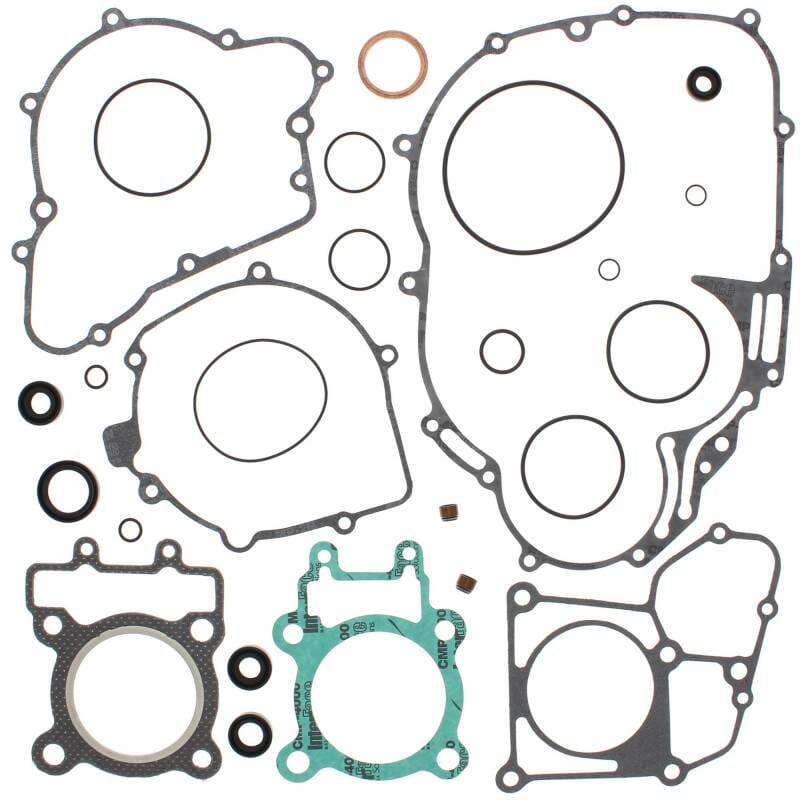 Vertex Pistons — Vertex Gaskets 88-02 Kawasaki KLF220 Bayou Complete Gasket Kit w/ Oil Seals