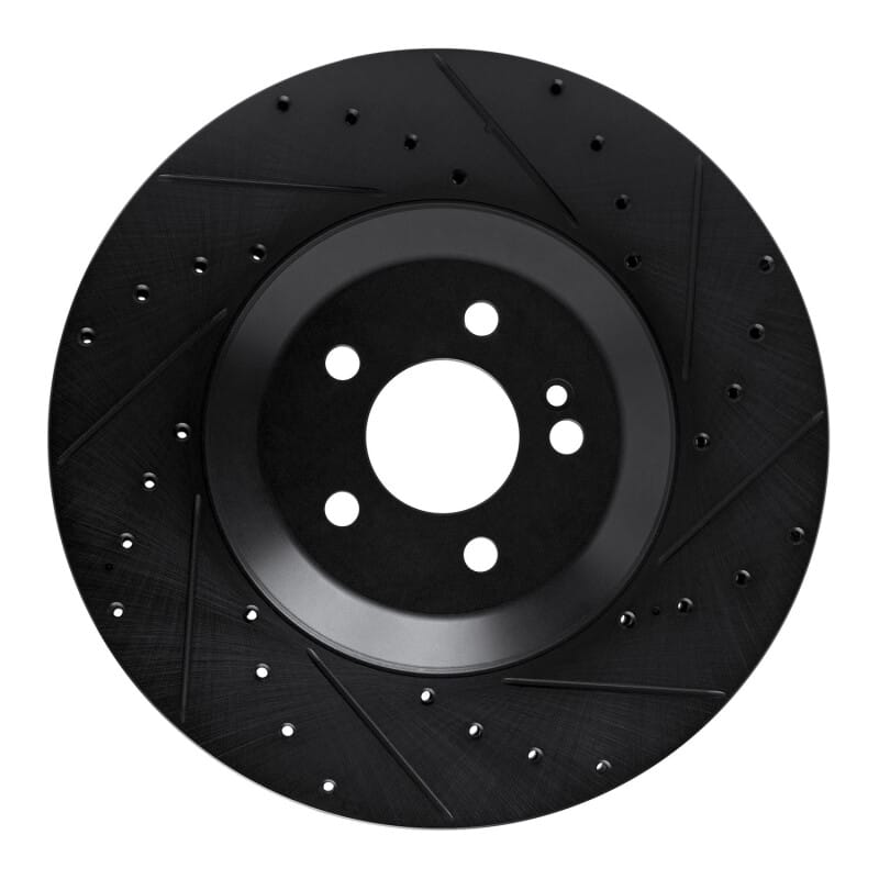 R1 Concepts — R1 17-23 Mercedes-Benz E450 Rear Right Drilled & Slotted Black Brake Rotor
R1 Brake Rotor Drill