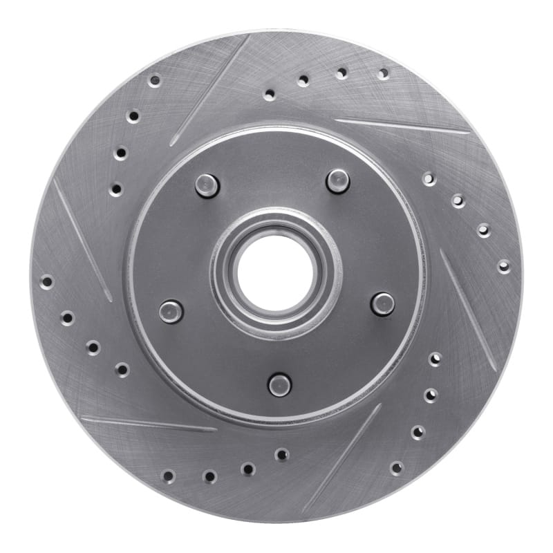 R1 Concepts — R1 1978-1990 Buick Skylark Front Left Drilled & Slotted Silver Brake Rotor
R1 Brake Rotor Drill