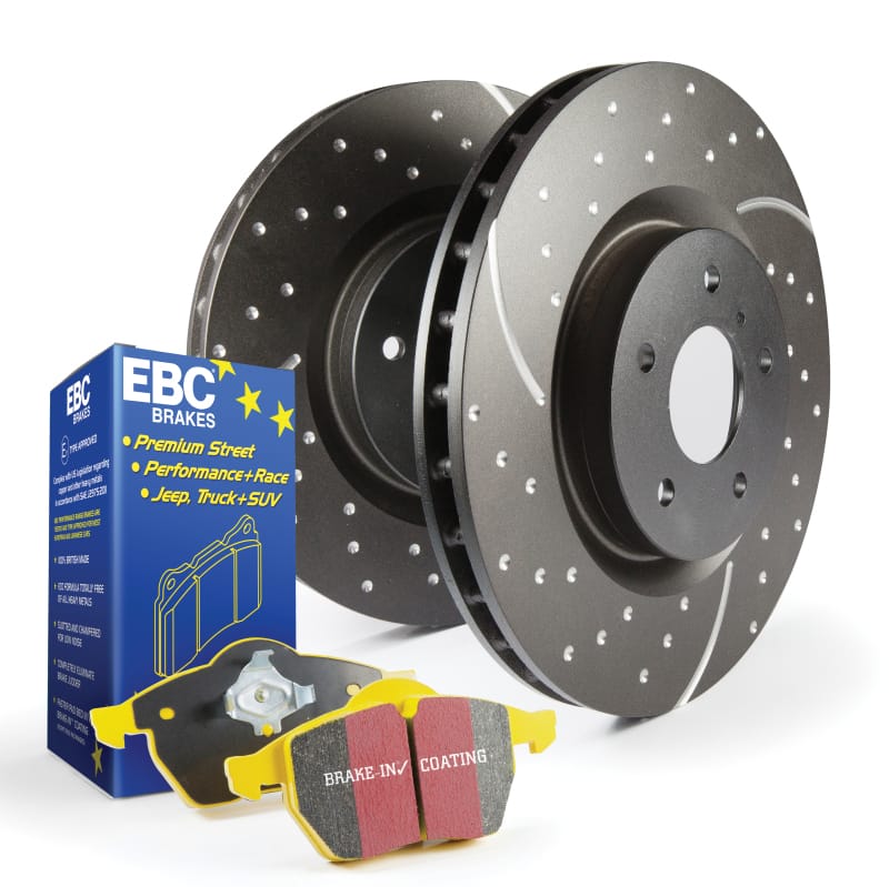 EBC — S5KR Kit Number REAR Disc Brake Pad and Rotor Kit DP41722/2R+GD7243
S5 Kits Yellowstuff And GD Rotors