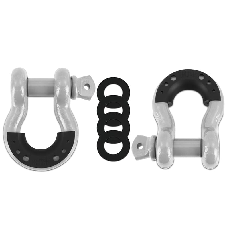 Borne Off-Road — Borne Off-Road Borne D-Ring Shackle Set Grey