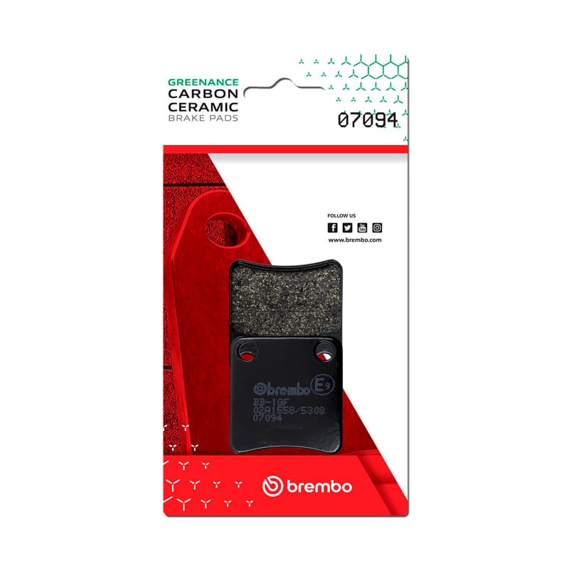 Brembo OE Powersports — Brembo OE Honda Dn-01/Honda Fjs/Honda Silverwing/Honda X-Adv/Piaggio X10 Carbon Ceramic Brake Pad