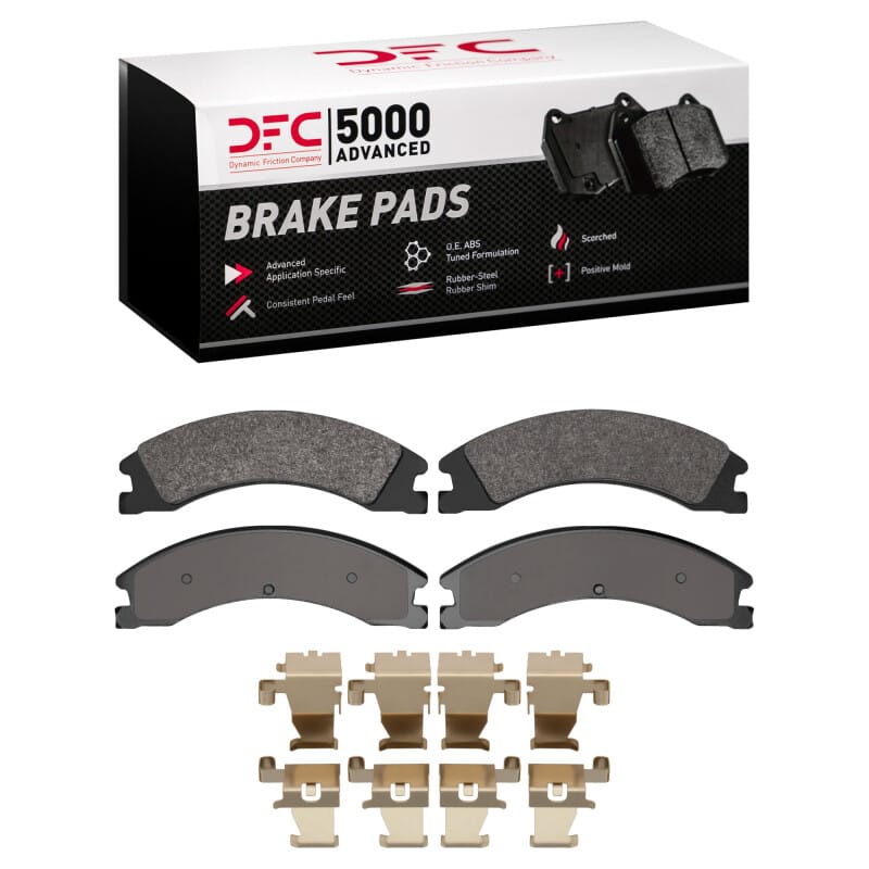 DFC — DFC 08-25 Ford E-450 Super Duty Rear 5000 Advanced Semi Metallic Brake Pads and Hardware Kit
DFC Brake Pad Set