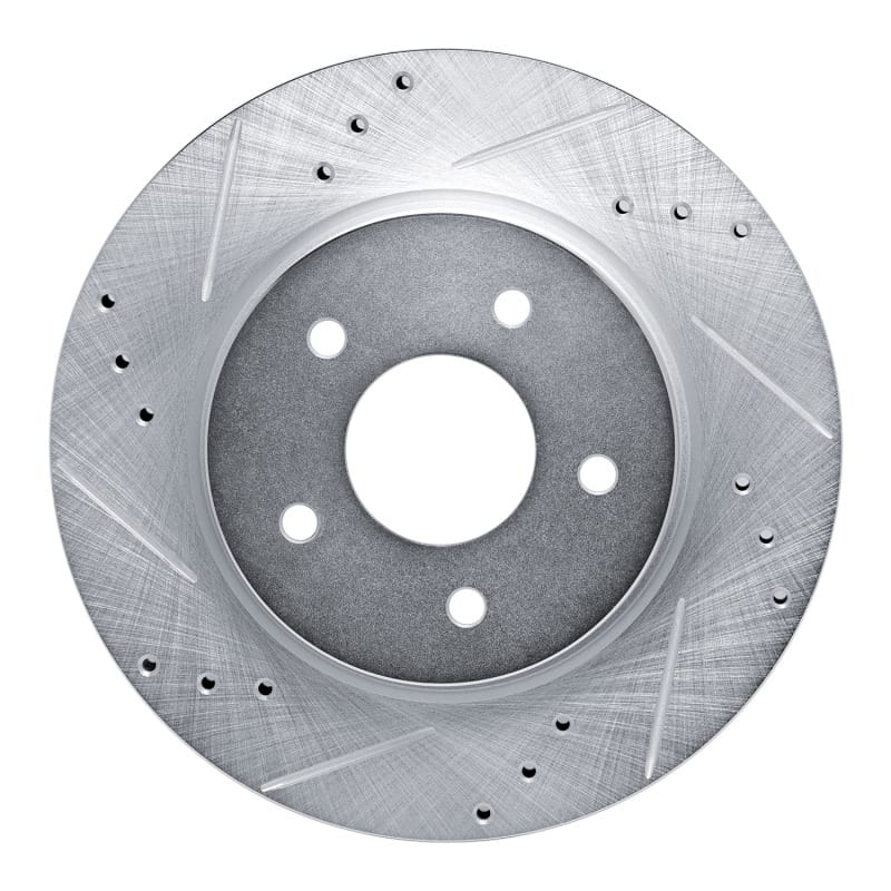 R1 Concepts — R1 17-25 Nissan Rogue Rear Left Drilled & Slotted Silver Brake Rotor
R1 Brake Rotor Drill