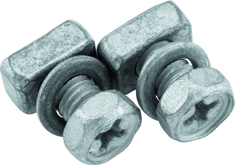 BikeMaster — Battery Bolt 5 x 9mm Bolt/Square Nut/Spacer (1 Set)