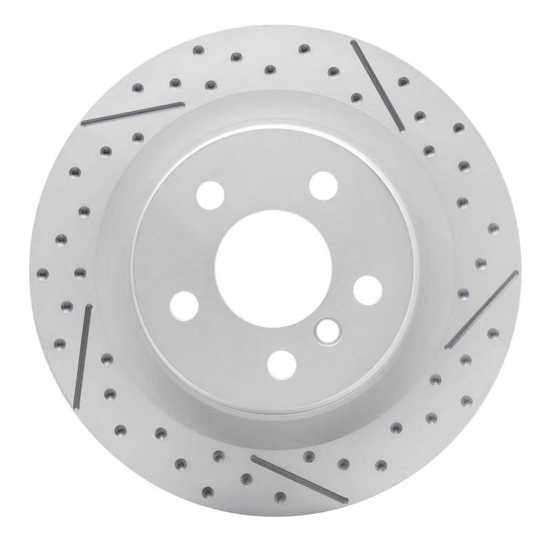 R1 Concepts — R1 16-26 BMW X1 (USA/Canada) Rear Right Drilled & Slotted Geo-Carbon Rotor