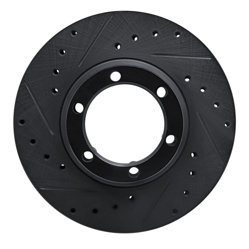 R1 Concepts — R1 81-87 Dodge D50 Front Left Drilled & Slotted Black Brake Rotor
R1 Brake Rotor Drill