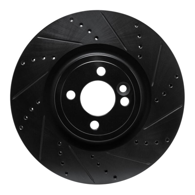 R1 Concepts — R1 13-13 Mini Cooper (Excl Clubman) Front Right Drilled & Slotted Black Brake Rotor
R1 Brake Rotor Drill