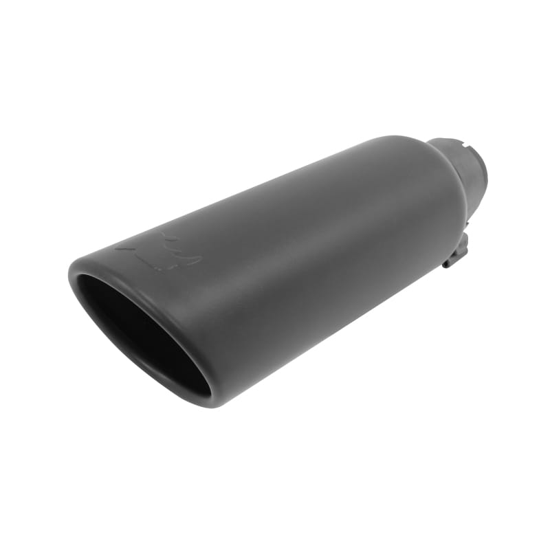 Go Rhino — Go Rhino Exhaust Tip - Black - ID 2 1/4in x L 14in x OD 4in
GR Black Exhaust Tip