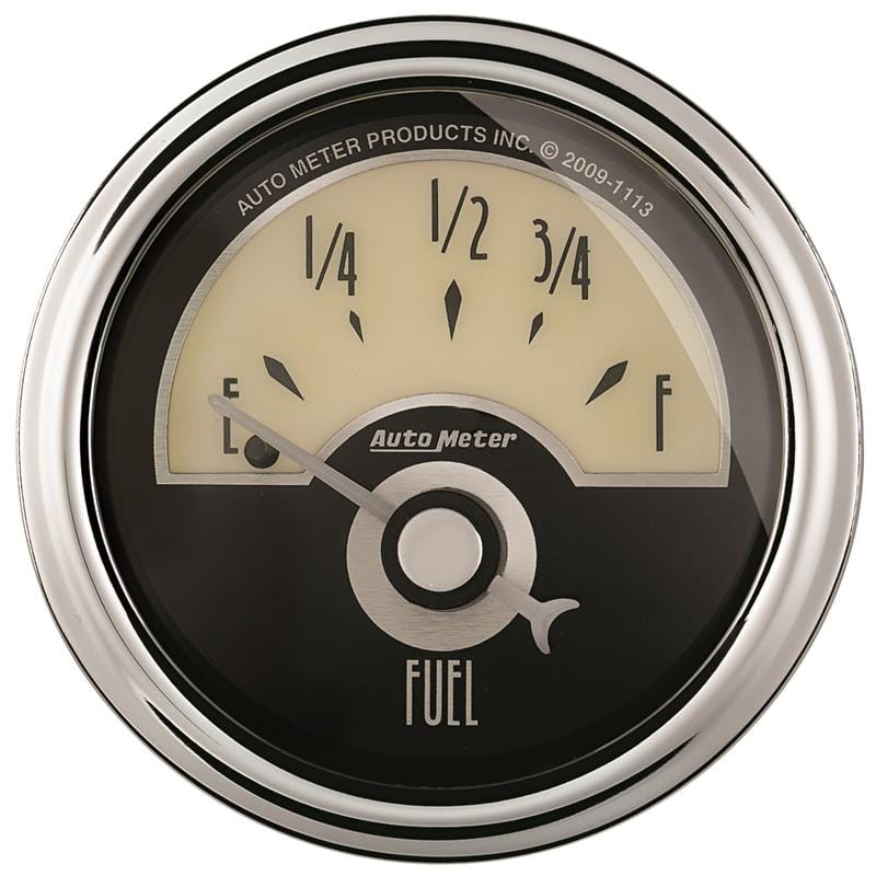 AutoMeter — GAUGE, FUEL LEVEL, 2 1/16" , 0OE TO 90OF, ELEC, CRUISER AD