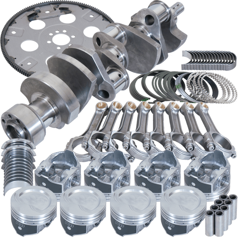 Eagle — Eagle Chevy LT1350 1Pc 3.750in Crank 5.700in I-Beam Rods 4.040in Pistons 168 Tooth FP Bal Assembly
Bal Str & Strip Assy