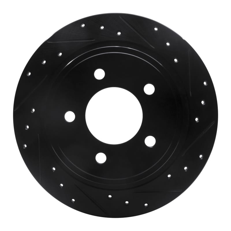 R1 Concepts — R1 04-08 Chrysler Pacifica Rear Right Drilled & Slotted Black Brake Rotor
R1 Brake Rotor Drill