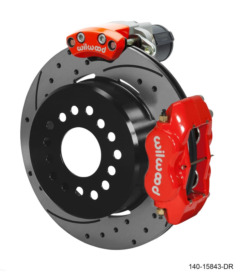 Wilwood — Wilwood EPB/FDLI Rear Kit 12.19in. Big Ford - SRP, Red
BRAKE KIT