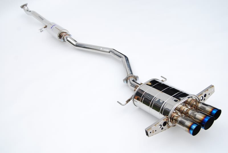 Invidia — Invidia 17+ Honda Civic SI Hatchback Q300 Triple Titanium Tip Cat-back Exhaust