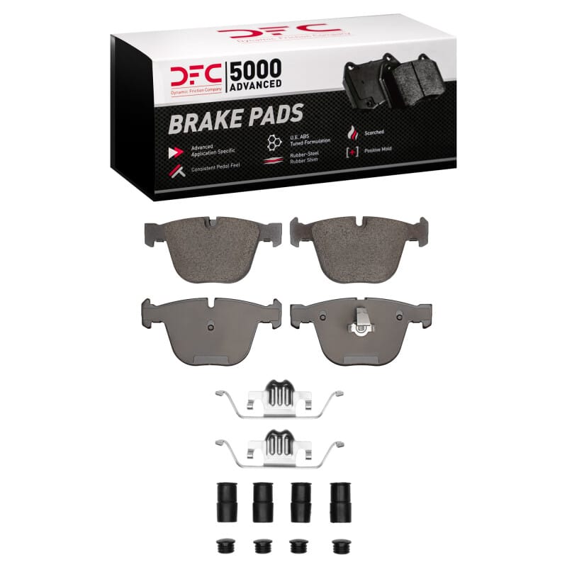 DFC — DFC 10-19 BMW X5 Rear 5000 Advanced Low Metallic Brake Pads and Hardware Kit
DFC Brake Pad Set