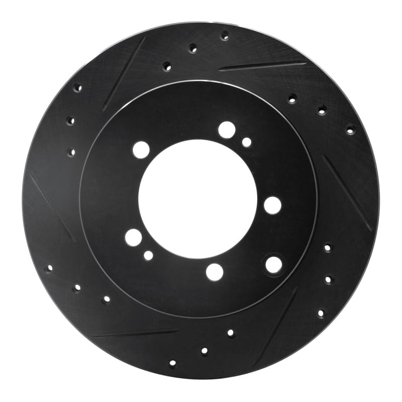 R1 Concepts — R1 94-95 Eagle TALON Rear Left Drilled & Slotted Black Brake Rotor
R1 Brake Rotor Drill