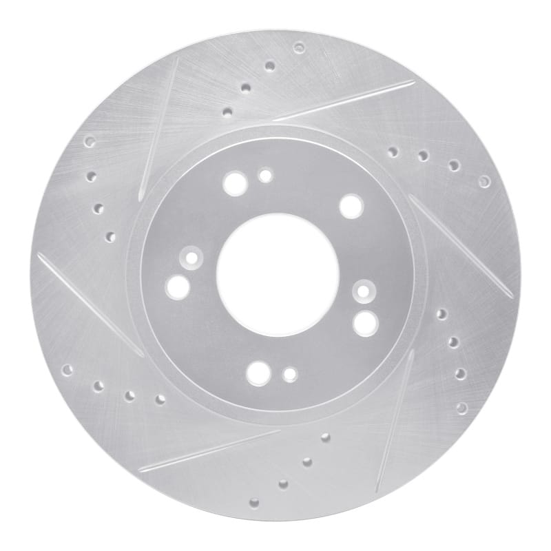 R1 Concepts — R1 04-11 Mitsubishi Grandis (Mexico) Front Left Drilled & Slotted Silver Brake Rotor
R1 Brake Rotor Drill