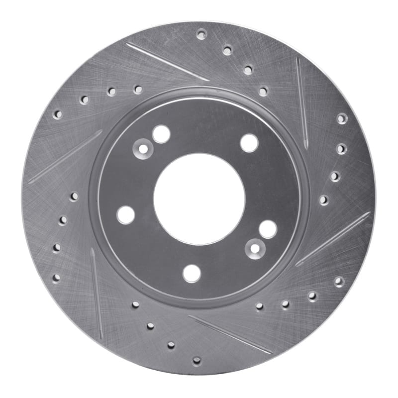 R1 Concepts — R1 07-10 Hyundai Elantra Front Right Drilled & Slotted Silver Brake Rotor
R1 Brake Rotor Drill