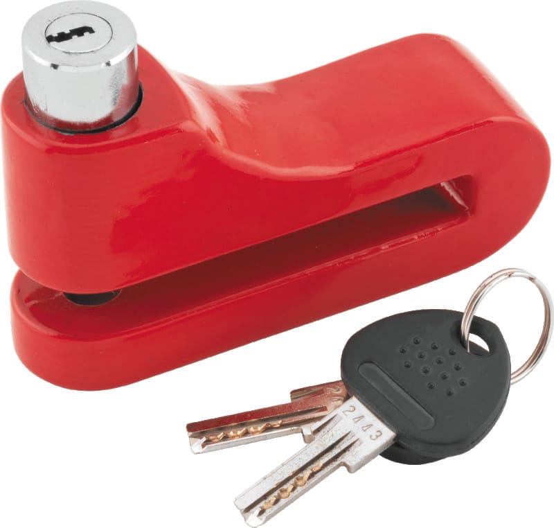 BikeMaster — Bully Lock Disc Lock 10mm - Red