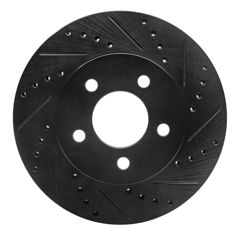 R1 Concepts — R1 02-07 Jeep Liberty Front Right Drilled & Slotted Black Brake Rotor
R1 Brake Rotor Drill