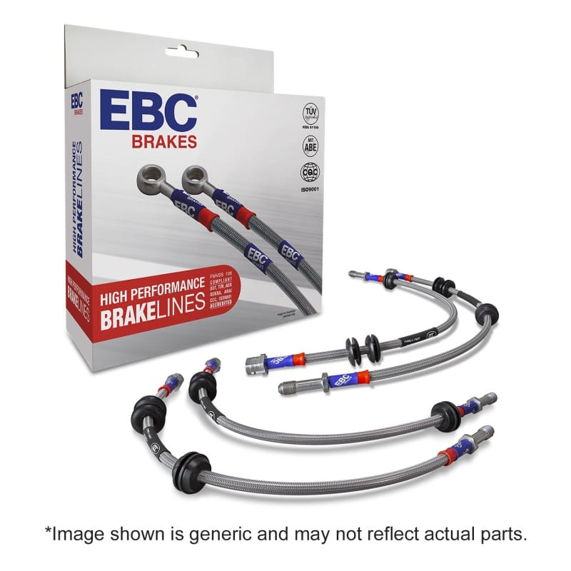 EBC — EBC 97-04 Chevrolet Corvette (C5) 5.7L Front & Rear Stainless Steel Brake Line Kit
BrkHydraLineKt