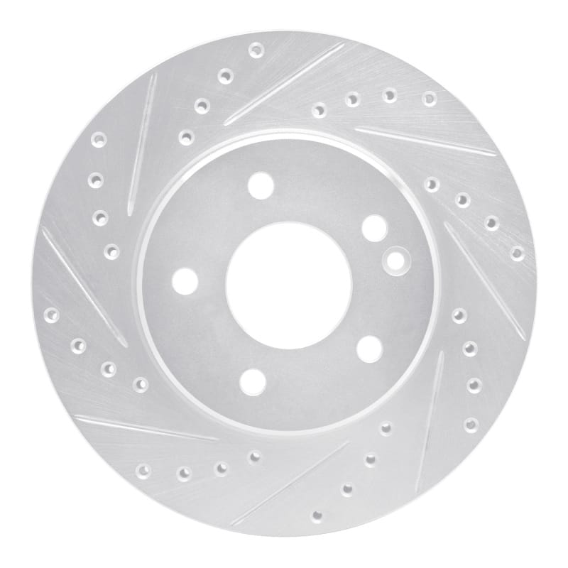R1 Concepts — R1 94-97 Mercedes-Benz C280 Front Left Drilled & Slotted Silver Brake Rotor
R1 Brake Rotor Drill