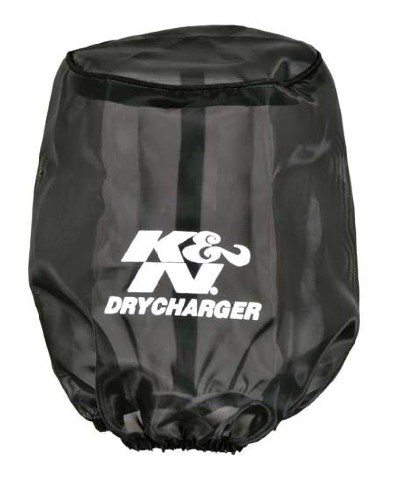 K&N Engineering — K&N Drycharger Air Filter Wrap Round Tapered Black 5.375in Base ID x 4.375in Top ID x 7 H