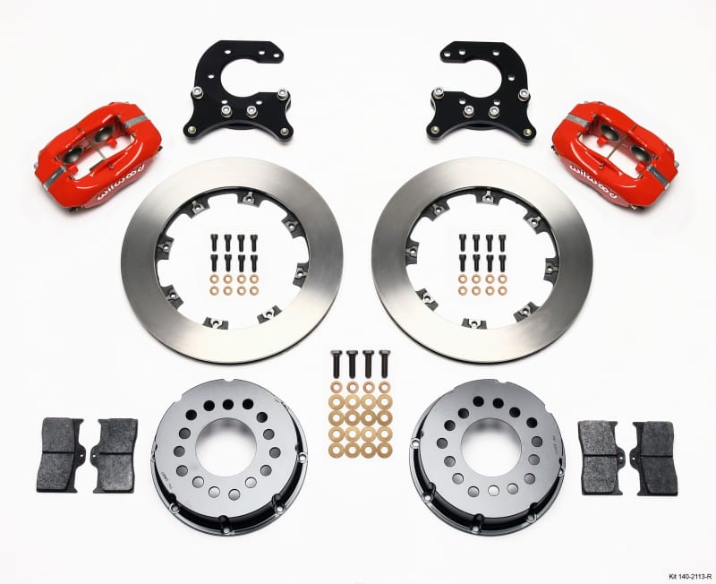 Wilwood — Wilwood Forged Dynalite P/S Rear Kit Red Small Ford 2.66in Offset
BRAKE KIT