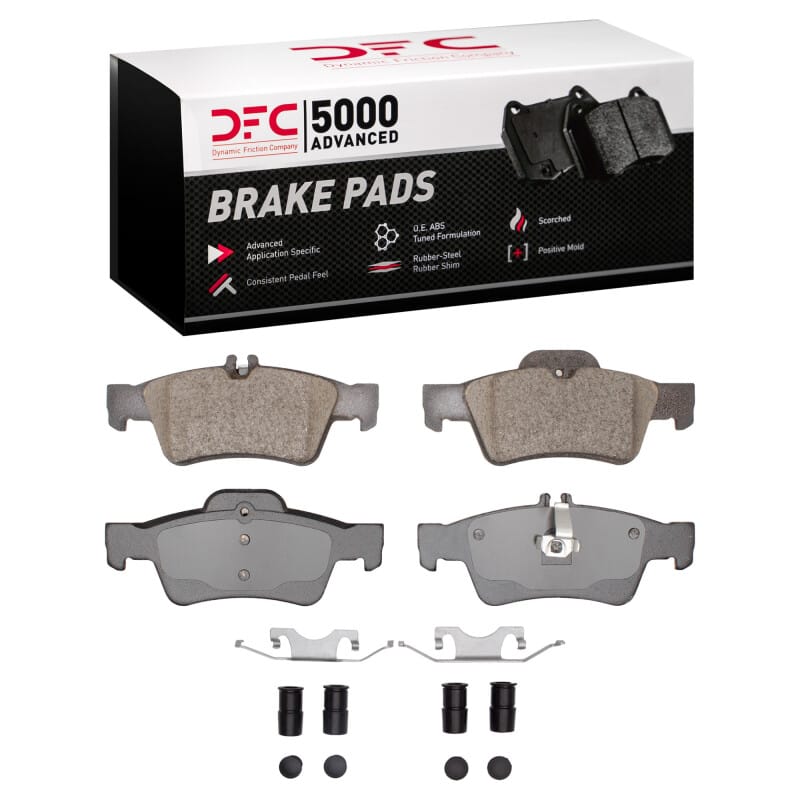 DFC — DFC 09-18 Mercedes-Benz SL550 Rear 5000 Advanced Ceramic Brake Pads and Hardware Kit
DFC Brake Pad Set