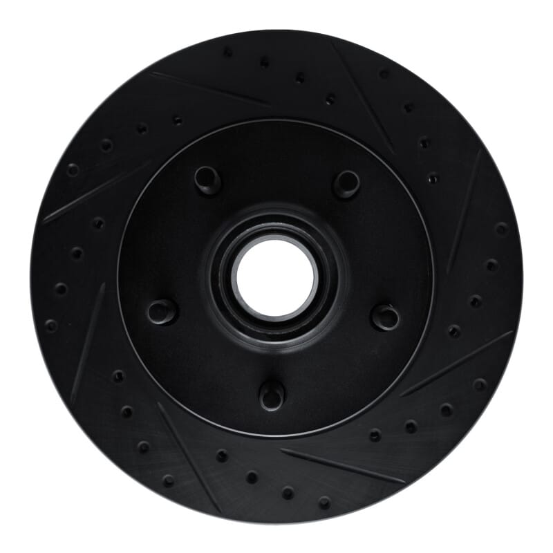 R1 Concepts — R1 90-90 Cadillac BROUGHAM Front Right Drilled & Slotted Black Brake Rotor
R1 Brake Rotor Drill