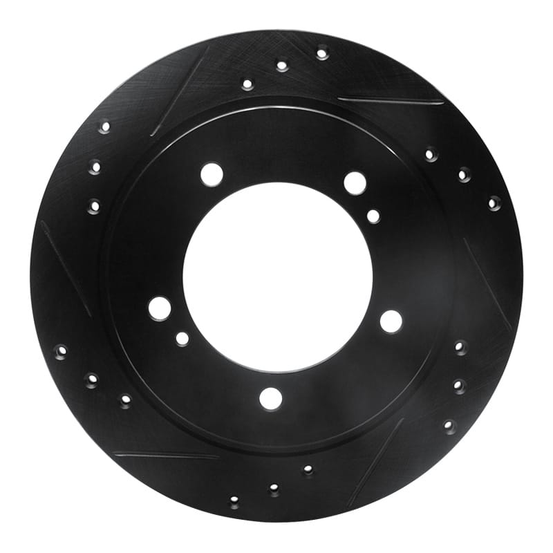 R1 Concepts — R1 99-04 Chevrolet Tracker Front Left Drilled & Slotted Black Brake Rotor
R1 Brake Rotor Drill