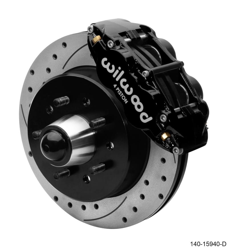 Wilwood — Wilwood Narrow Superlite 6R Front Hat Kit 12.19in 63-87 C10 Black
BRAKE KIT