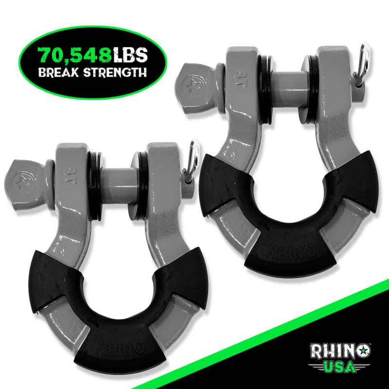 Rhino USA — Rhino USA 8T Super Shackle 2-Pack (Gray)
Tow Hook