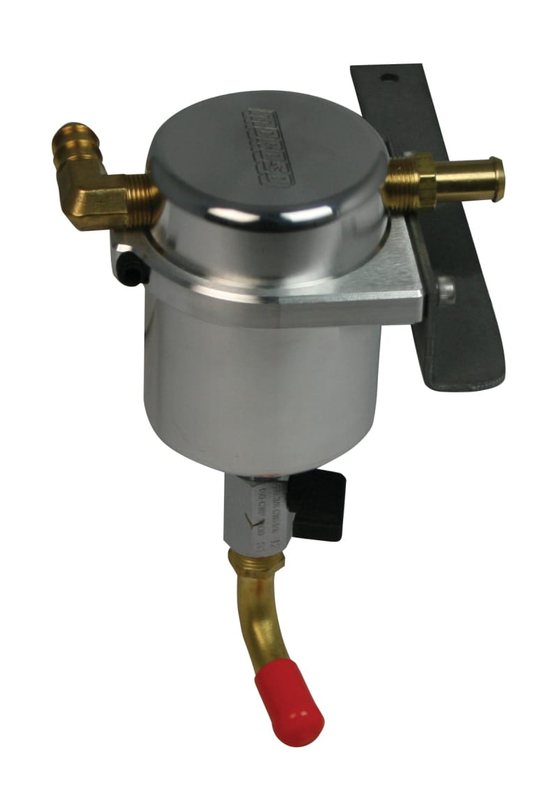 Moroso — Moroso 04-08 Ford F-150 5.4L Air/Oil Separator Catch Can - Billet Aluminum