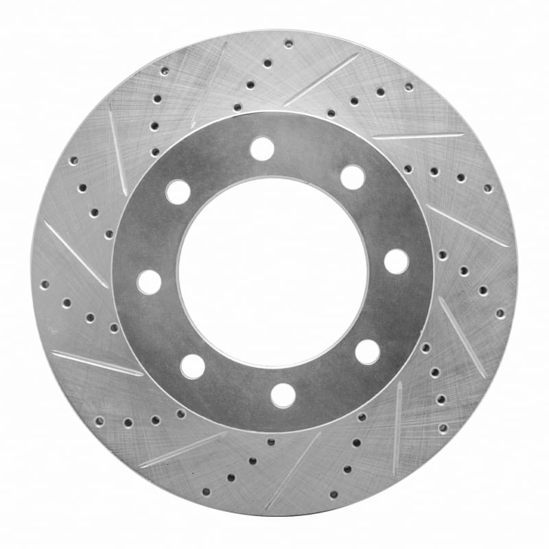 R1 Concepts — R1 2012-2025 Ford F-350 Super Duty 4WD Front Left Drilled & Slotted Silver Brake Rotor
R1 Brake Rotor Drill