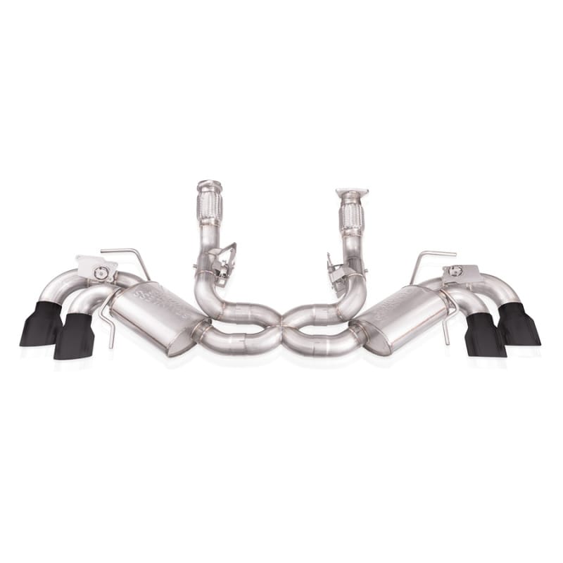 Stainless Works — Stainless Works 20-21 Chevrolet Corvette C8 6.2L Redline Cat-Back Exhaust w/ Matte Black Tips
Exhaust System