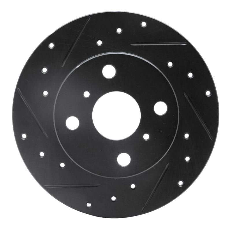 R1 Concepts — R1 85-86 Toyota MR2 Rear Left Drilled & Slotted Black Brake Rotor
R1 Brake Rotor Drill