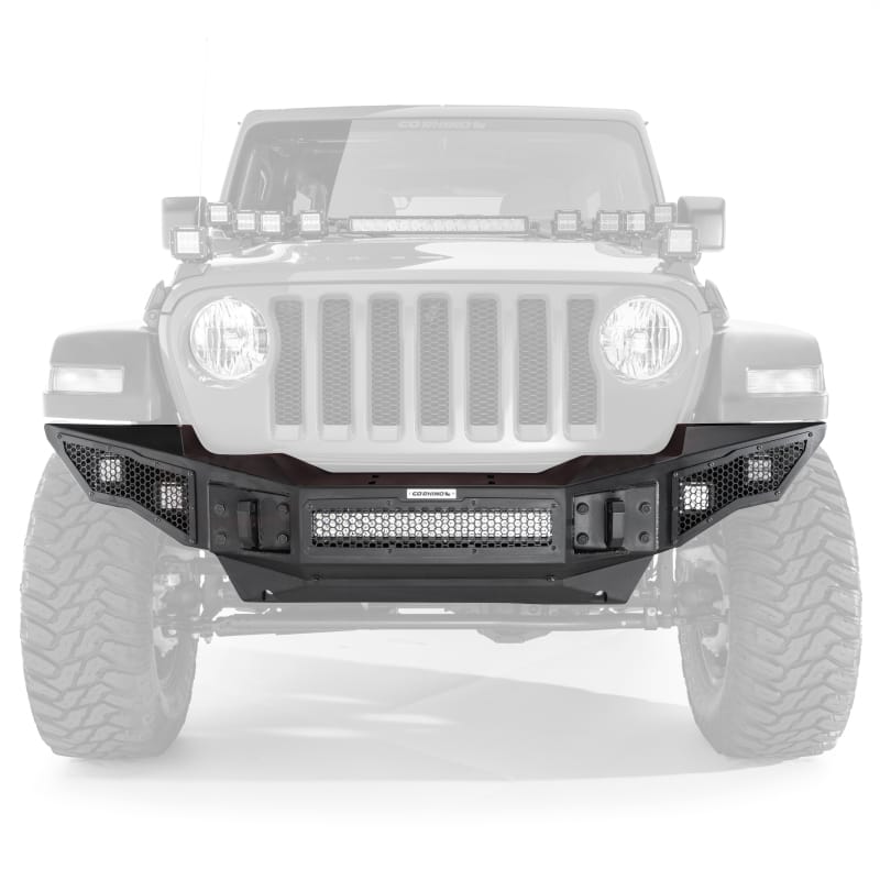Go Rhino — Go Rhino 07-20 Jeep Wrangler JL/JLU/JK/JKU/Gladiator JT Rockline Full Width Bumper
Rockline Bumper (F)