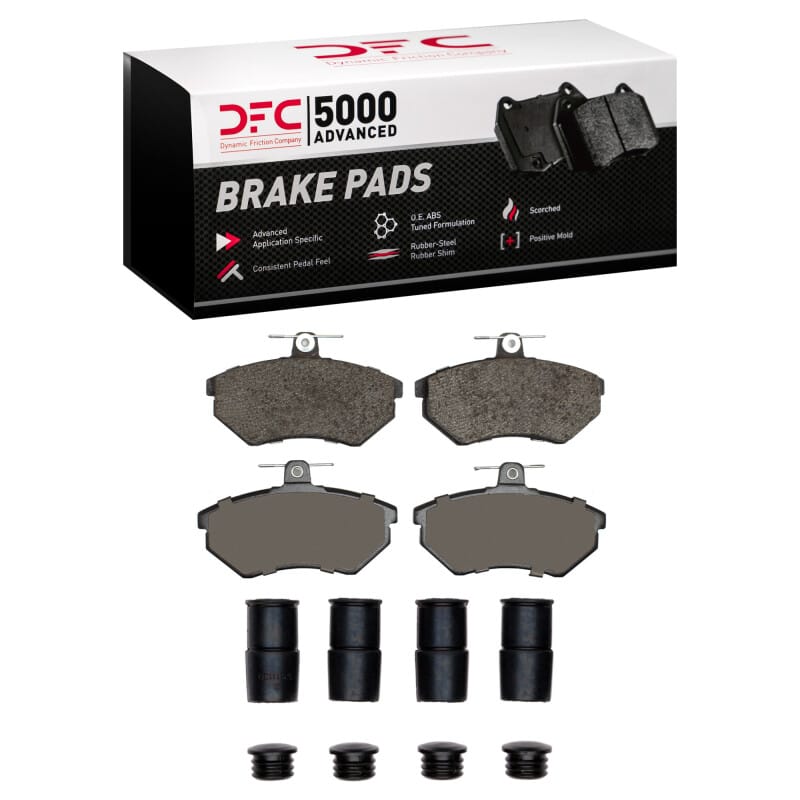 DFC — DFC 88-92 Audi 90 Front 5000 Advanced Low Metallic Brake Pads and Hardware Kit
DFC Brake Pad Set