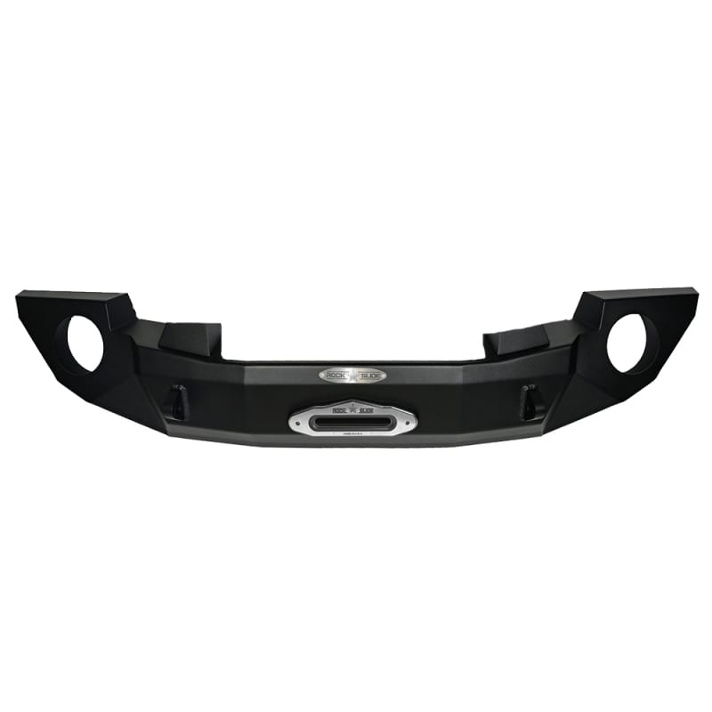 Rock Slide Engineering — Rock Slide 07-18 Jeep JK 2-4 Door Rigid Full Front Bumper / No Bullbar / With Winch Plate
Full Front Bumper