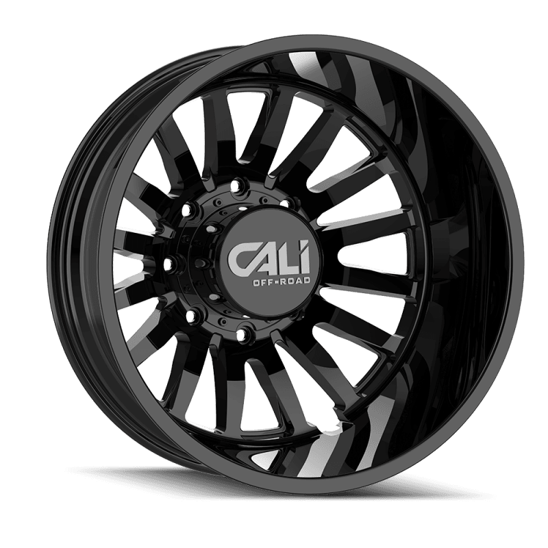 Cali Off-Road — Cali Off-Road 9110D Summit Dually 20x8.25 / 8x200 BP / -192mm Offset / 142mm Hub Gloss Black Wheel
9110D