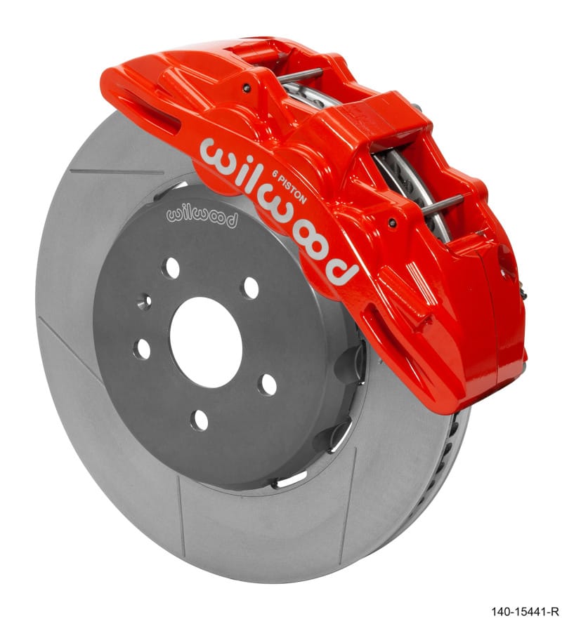 Wilwood — Wilwood SX6R Front Brake Kit 15in Lug Drive Red Rotor w/ Lines 16-19 Chevrolet Camaro
BRAKE KIT