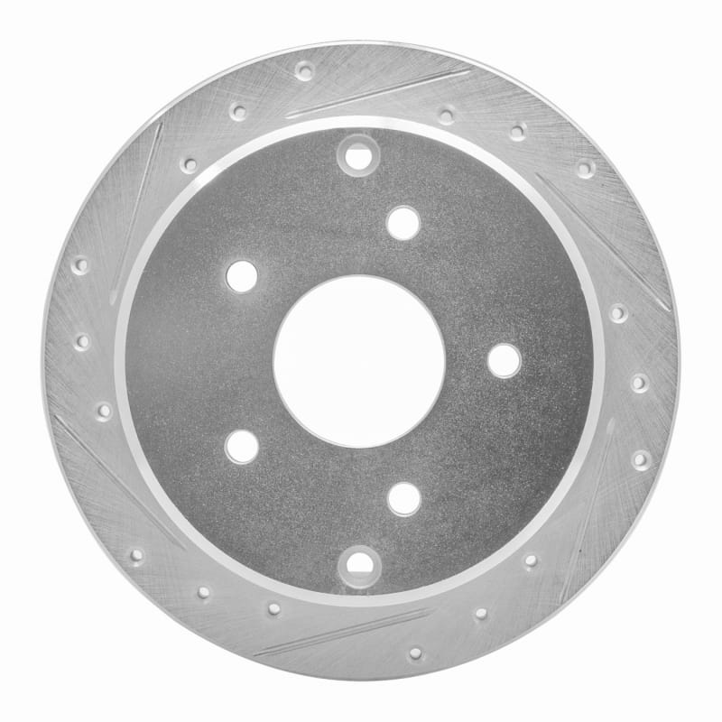 R1 Concepts — R1 04-04 Pontiac GTO Rear Left Drilled & Slotted Silver Brake Rotor
R1 Brake Rotor Drill