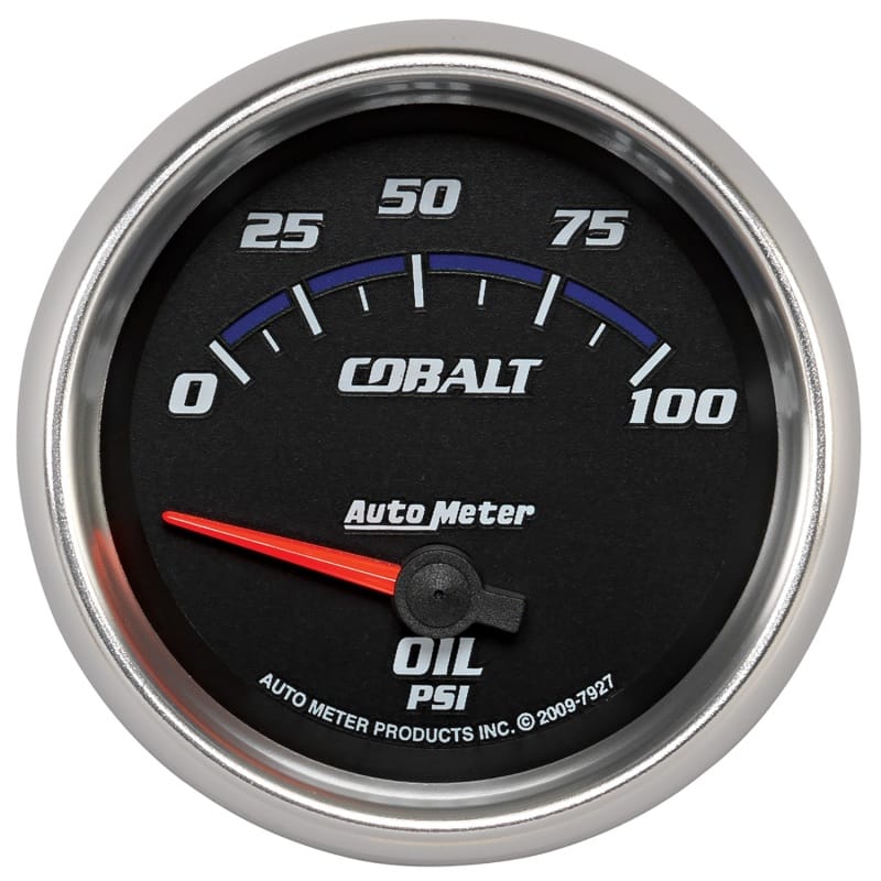 AutoMeter — Autometer Cobalt 66.7mm 0-100 PSI Oil Pressure Gauge
GA 2.6" OILP ELEC CB